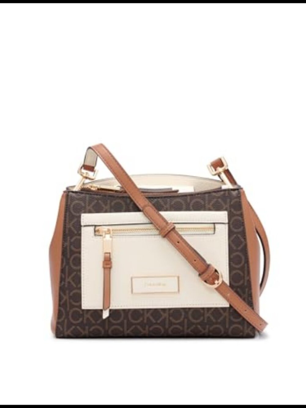 Calvin Klein Hadley PVC Triple Compartment Crossbody Bag